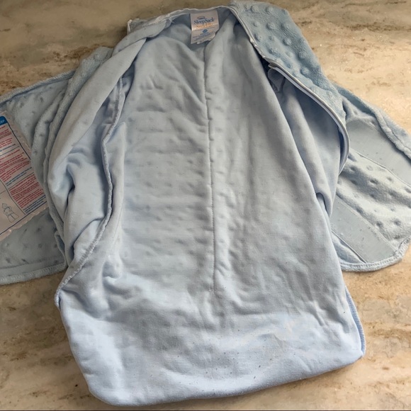 Halo Pajamas Halo Sleepsack Blue Plushy Dot Velboa Size Newborn